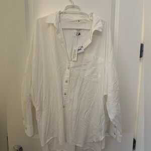 American Eagle Oversized Button up